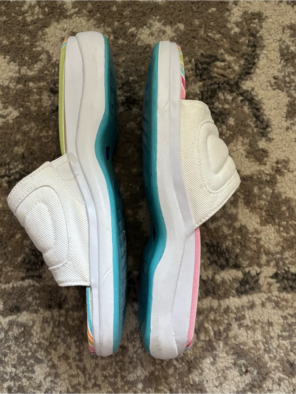 Keds Womens White Cotton Beach Travel Comfort Slide Sandals Size 9.6 - Picture 6 of 13